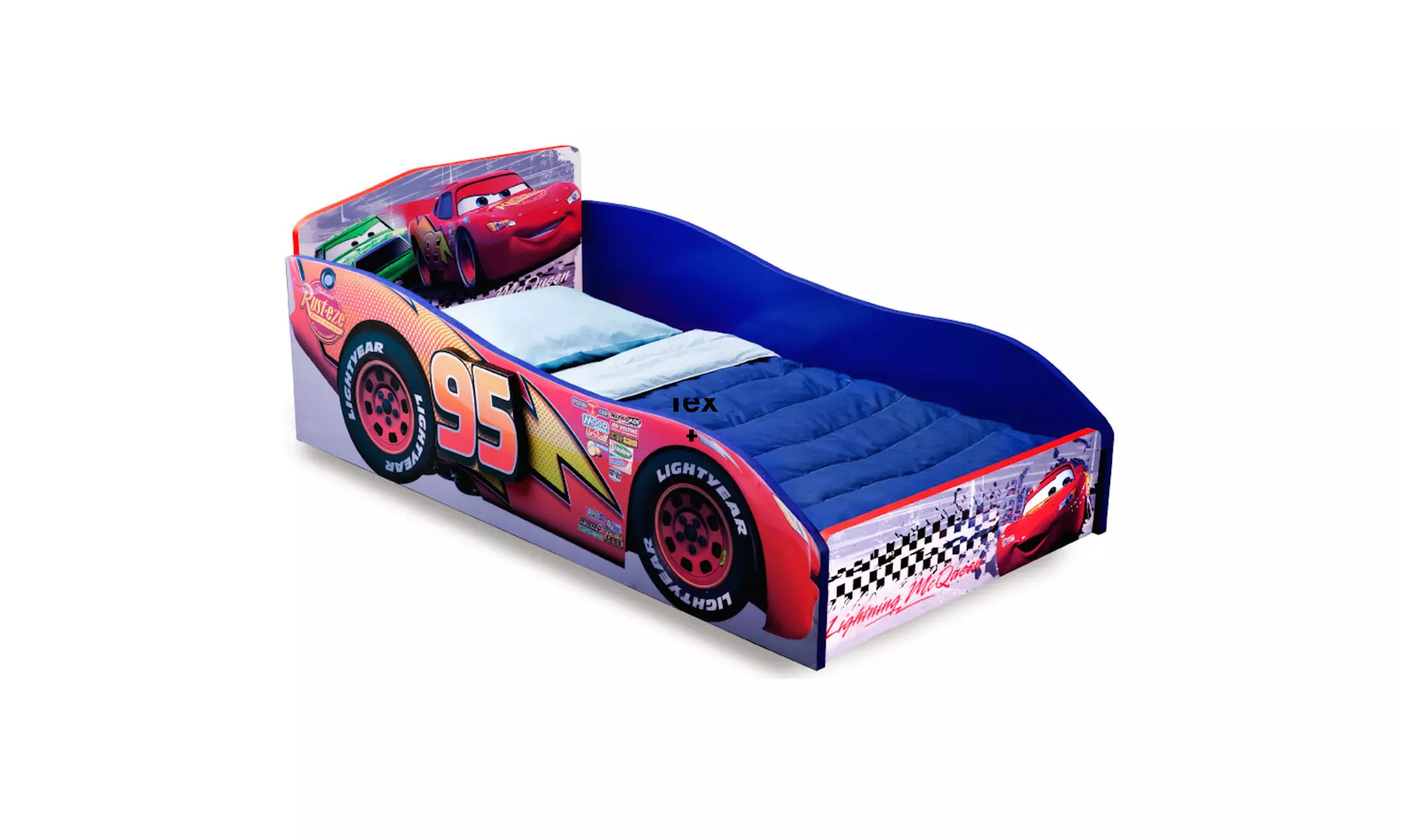 Delta Children Disney/Pixar Cars Wooden Toddler Bed, Red - Primary Image