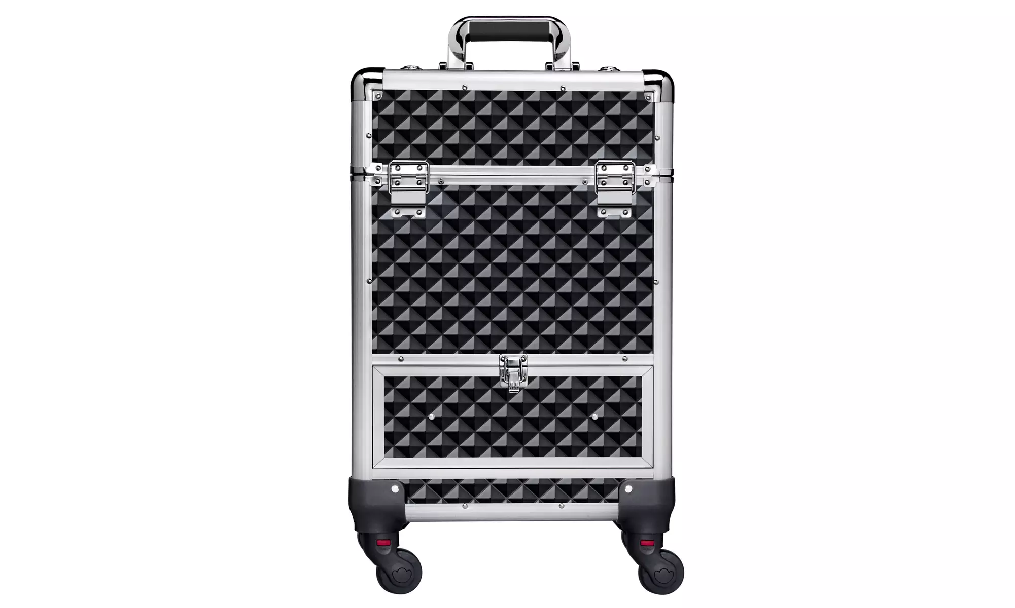 Rolling Cosmetic Organizer Trolley Portable Travel Makeup Train Case - Primary Image
