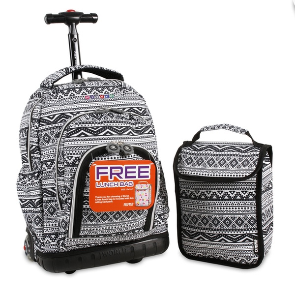 rolling backpacks with matching lunch boxes