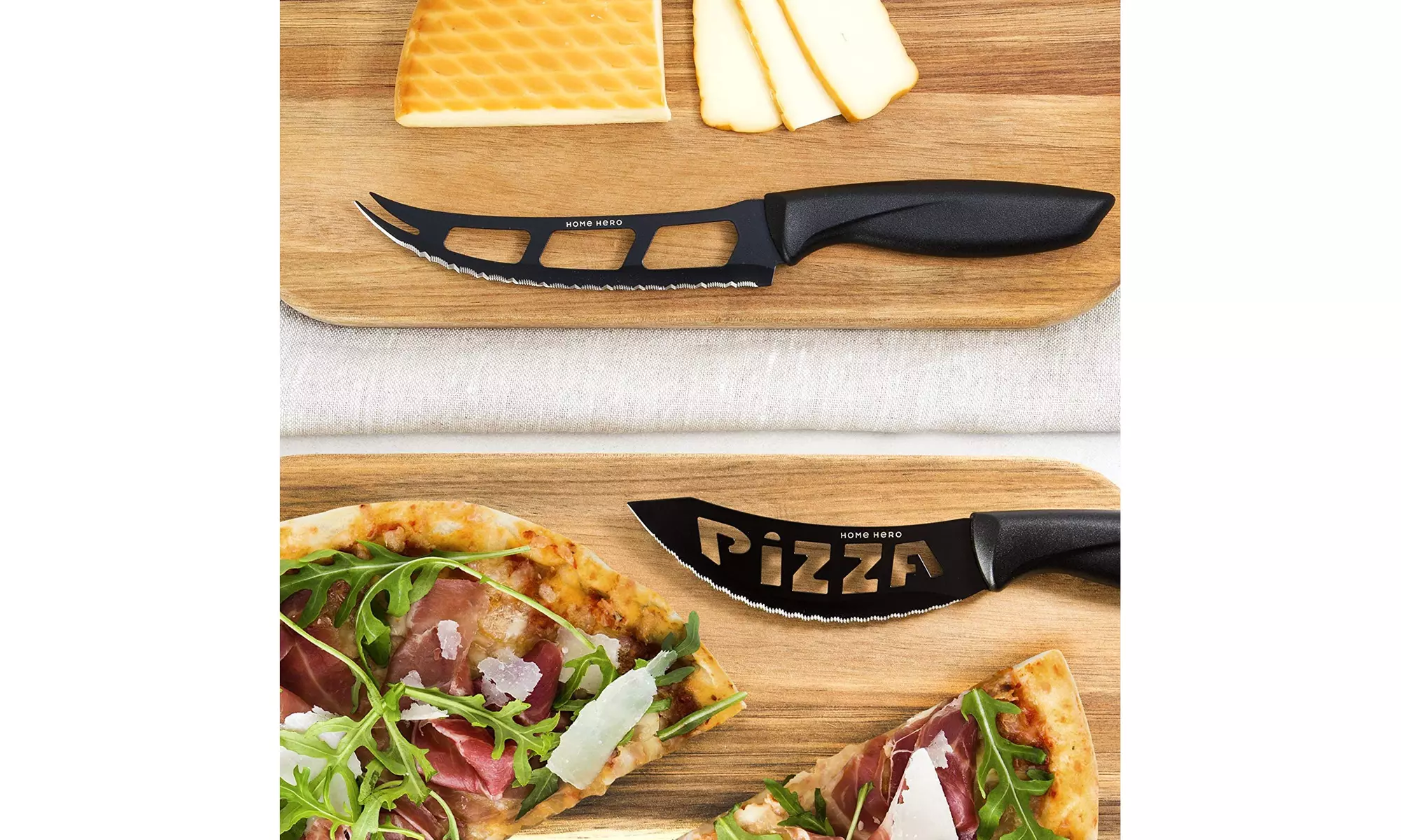Stainless Steel Knife Set with Block - 13 Kitchen Knives Set Chef Knife Set - Second Medium
