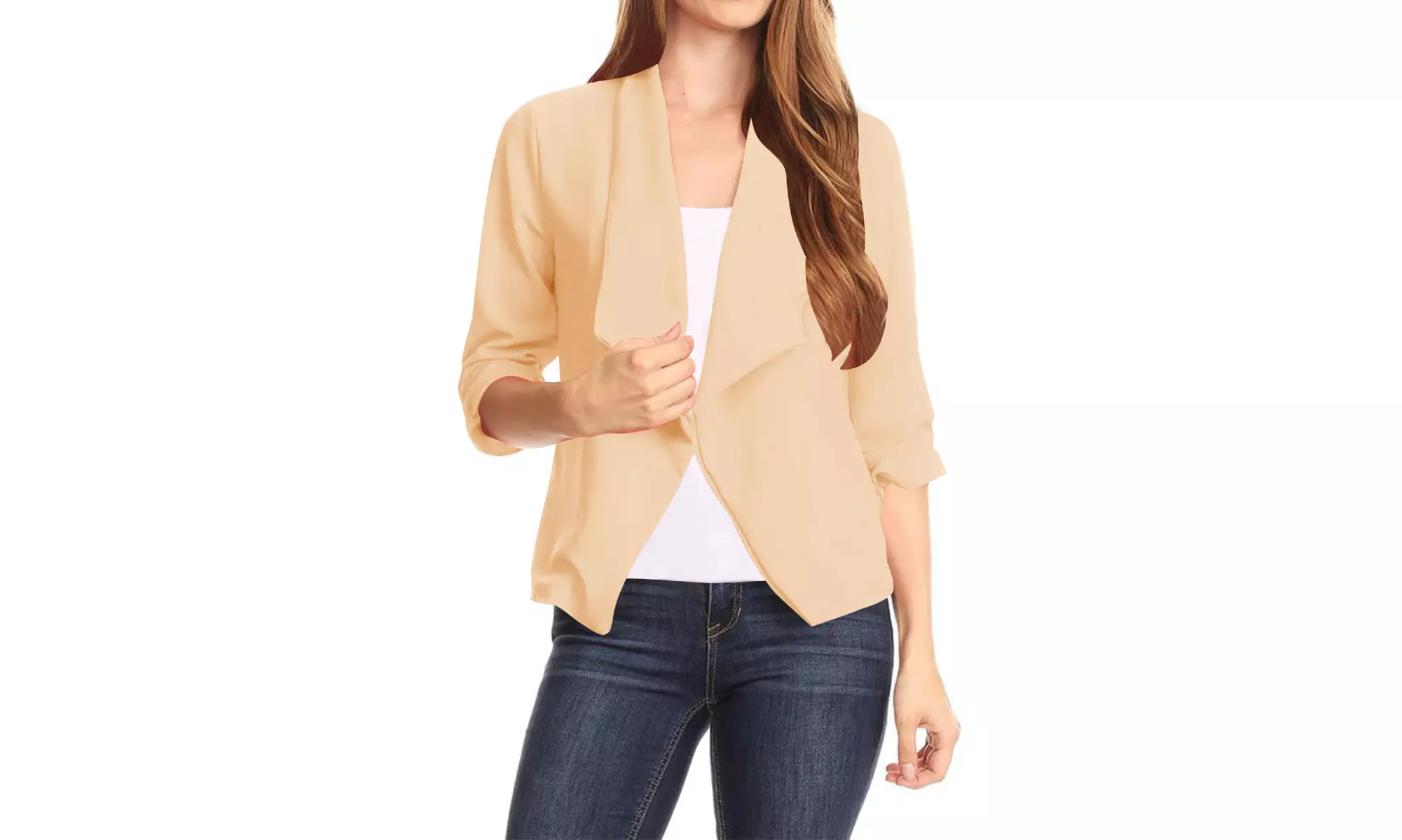 Women's Casual Office Wear Basic Solid Blazer Jacket