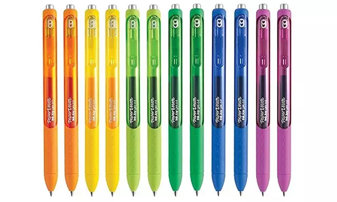 Paper Mate InkJoy Gel Pens, Fine Point, 12 Count, Assorted Colors - Primary Image
