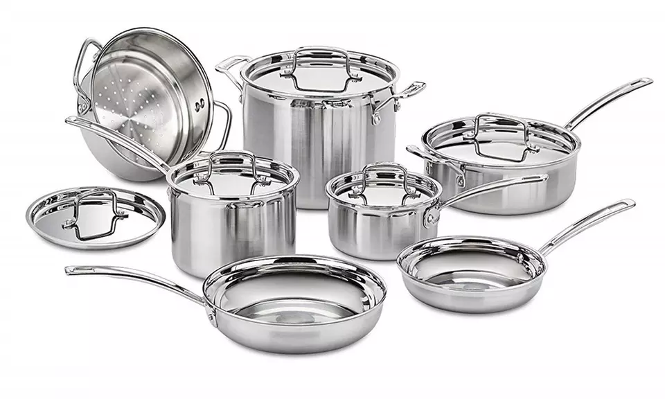 Cuisinart MCP-12N Multiclad Pro Stainless Steel 12-Piece Cookware Set - Primary Image