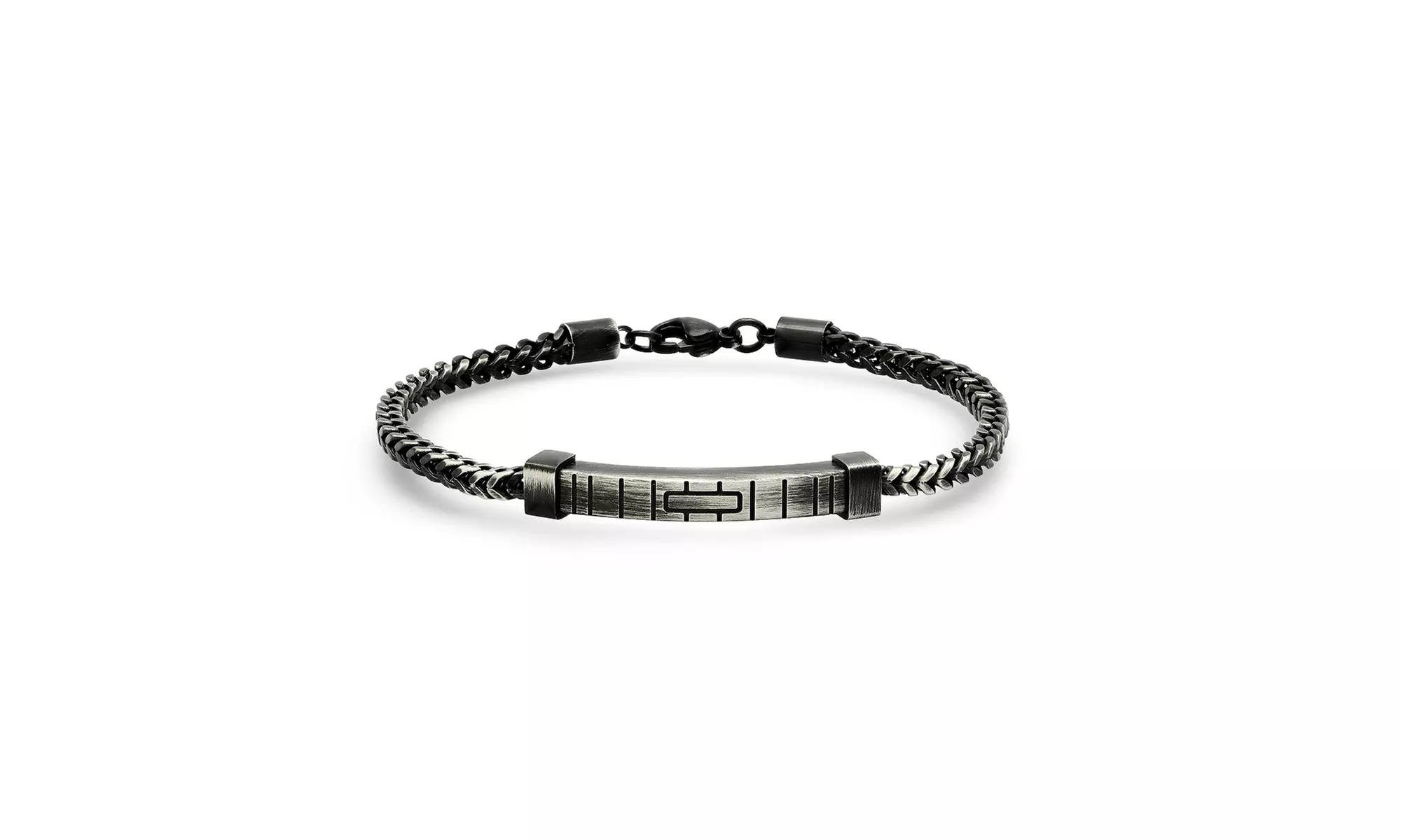Minoxia Men's Stainless Steel Link ID Bracelets - Primary Image