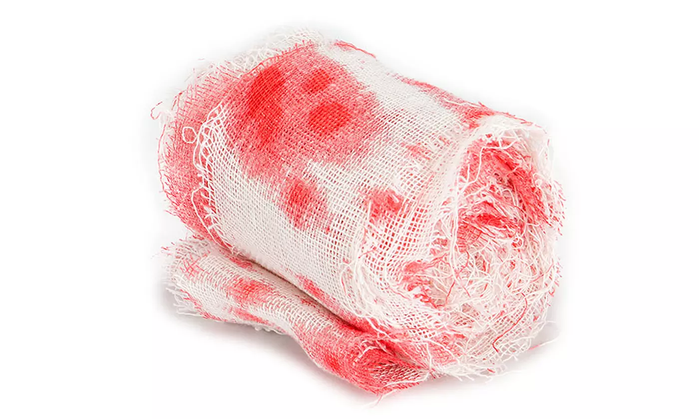 33ft Halloween Creepy Decoration Bloody Bandage Cloth Gauze Creepy Scary