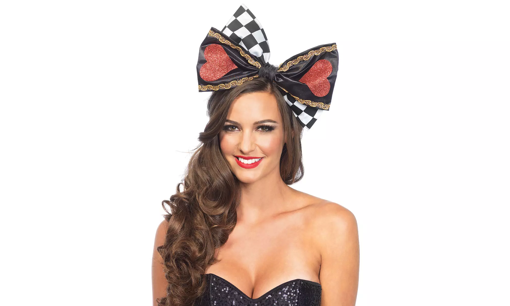 Leg Avenue Wonderland Oversized Bow Headband Accessory - Primary Image