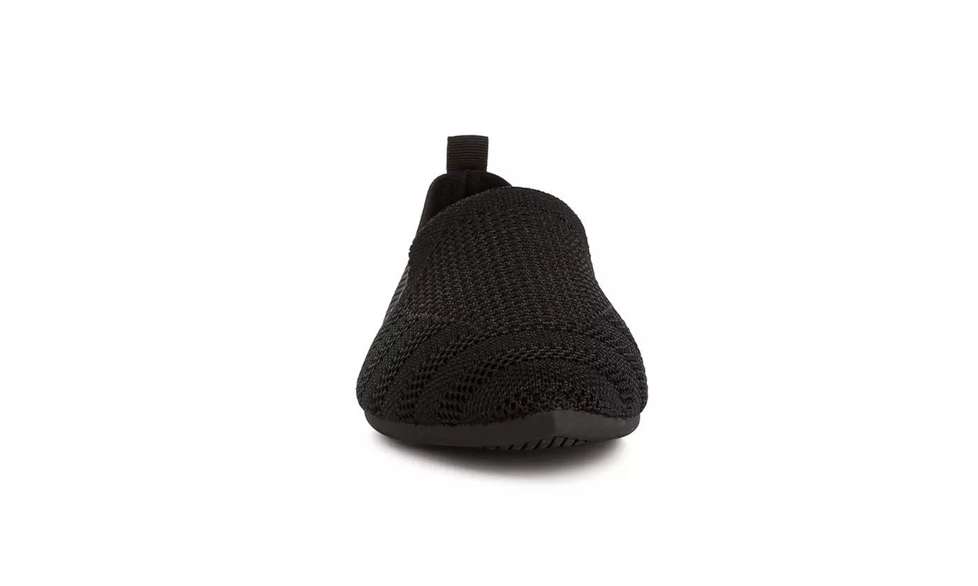 London Rag Akili Knit Textile Solid Flats