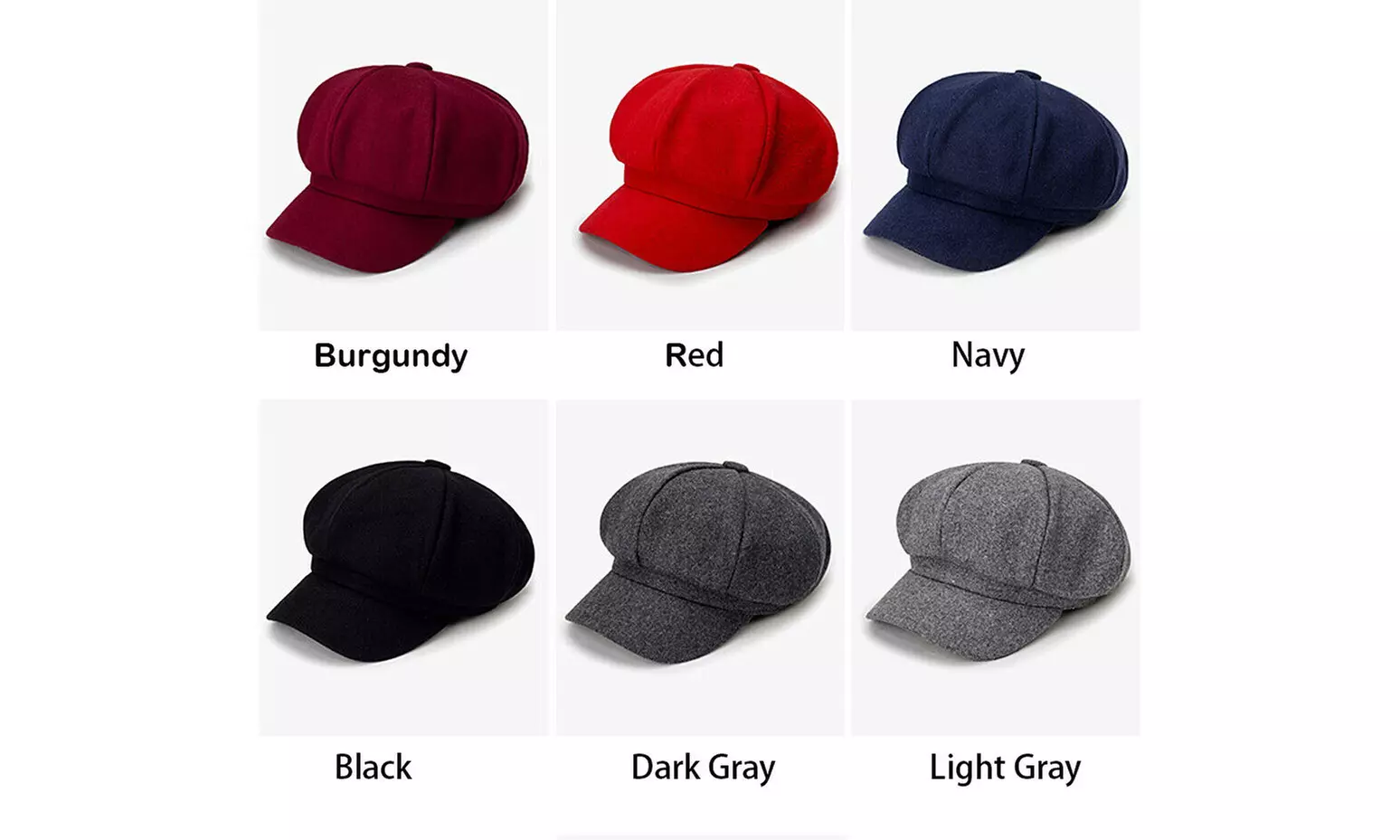 Artist Vintage Newsboy Cabbie Peaked Beret Cap Warm Baker Boy Visor Hat Flat Cap