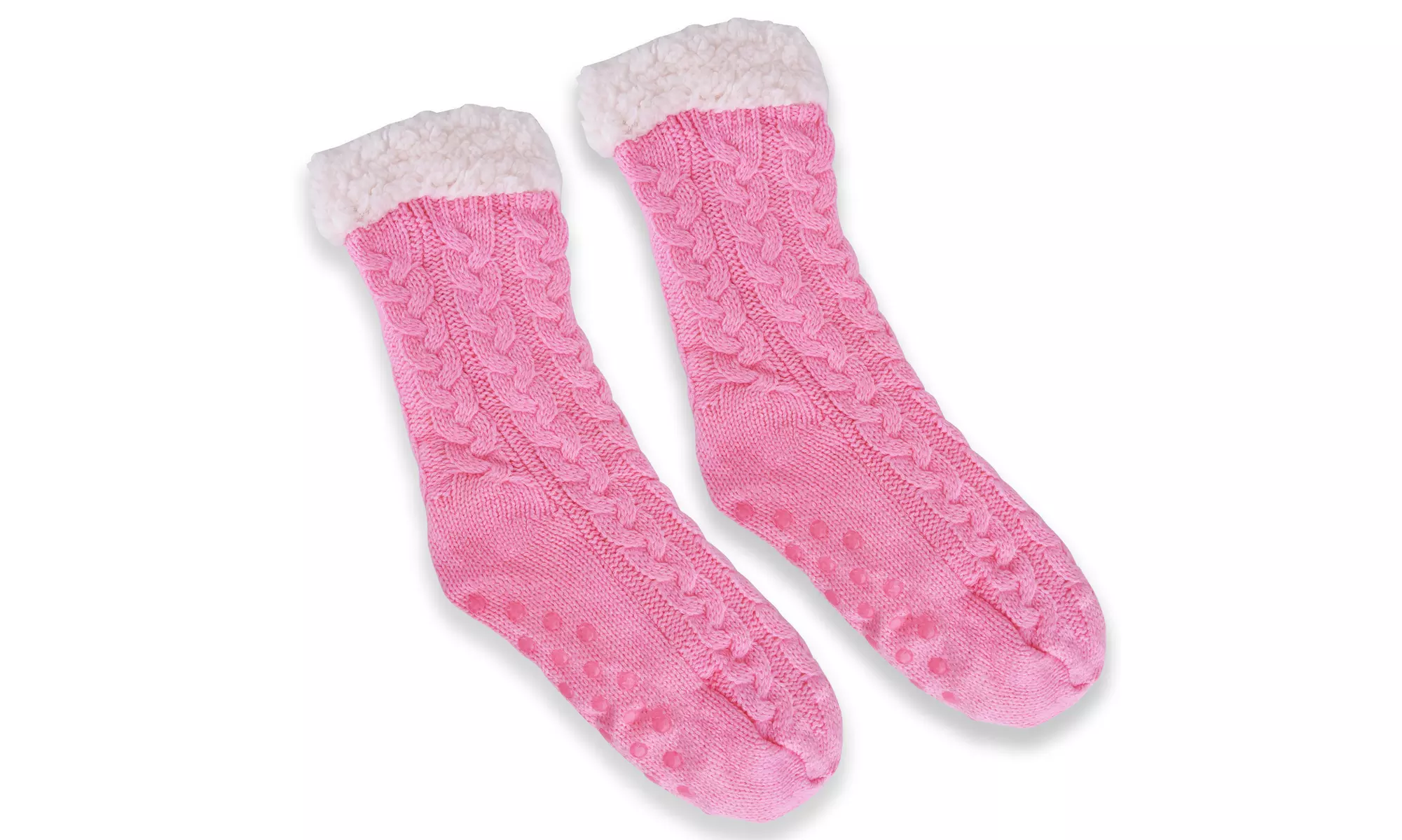 Women's Sherpa Lined Slipper Socks - Second Medium