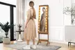 Costway Full-Length LED Mirror Jewelry Cabinet with 20 LED Lights - Second Medium