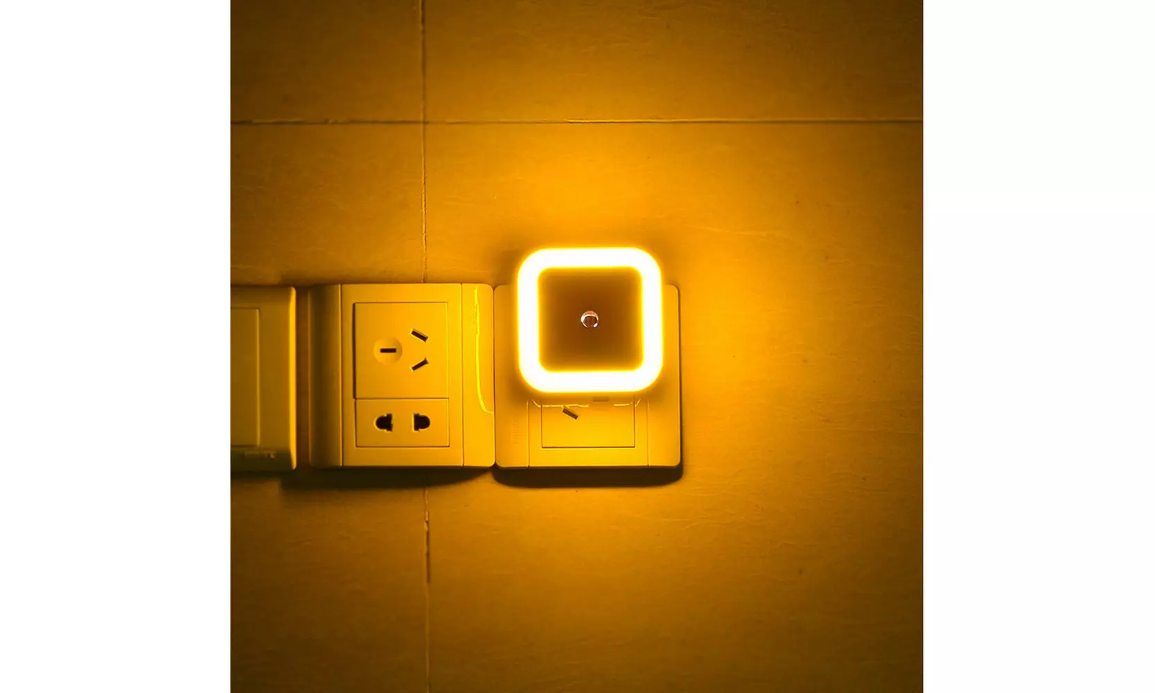 4-8 PCS Auto LED Light Induction Sensor Control Bedside Night Light In Wall Lamp