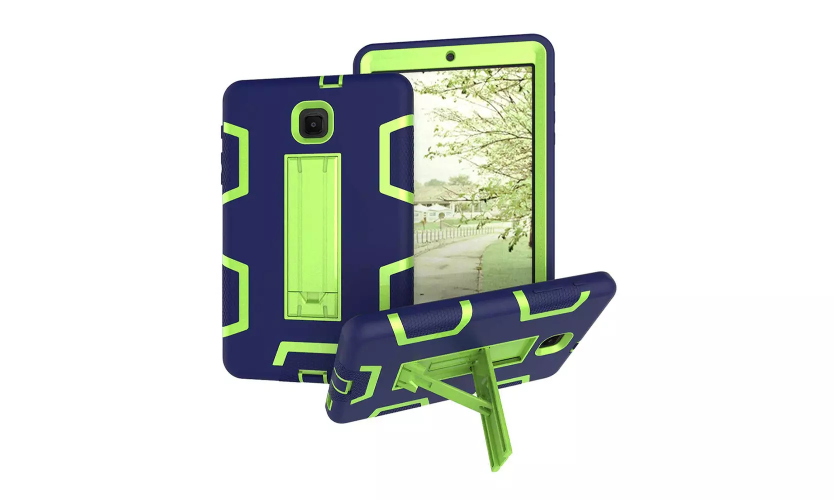 For Samsung Galaxy Tab A 8.0 T387 t387v Tablet Armor Rugged Cover Hard Case - Second Medium