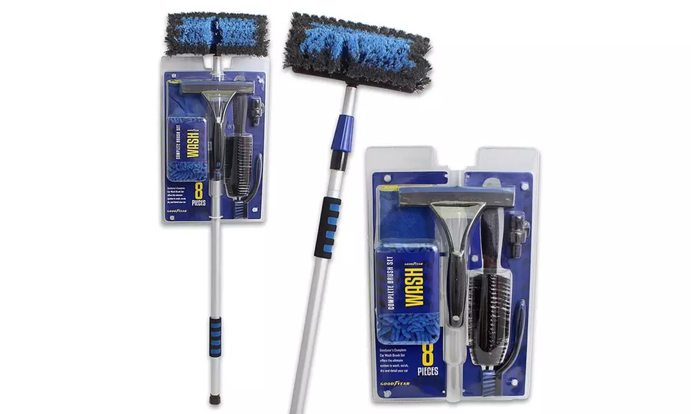 Goodyear Complete Car Wash Brush Set (8-Piece) - Primary Image