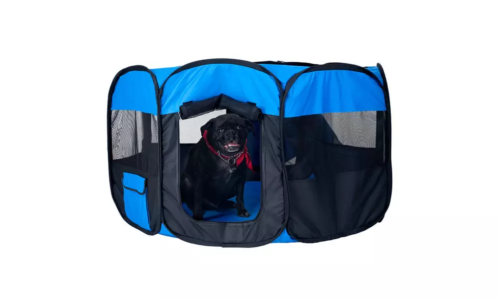 PETMAKER Pop-Up Playpen with Canvas Carrying Bag - Primary Image