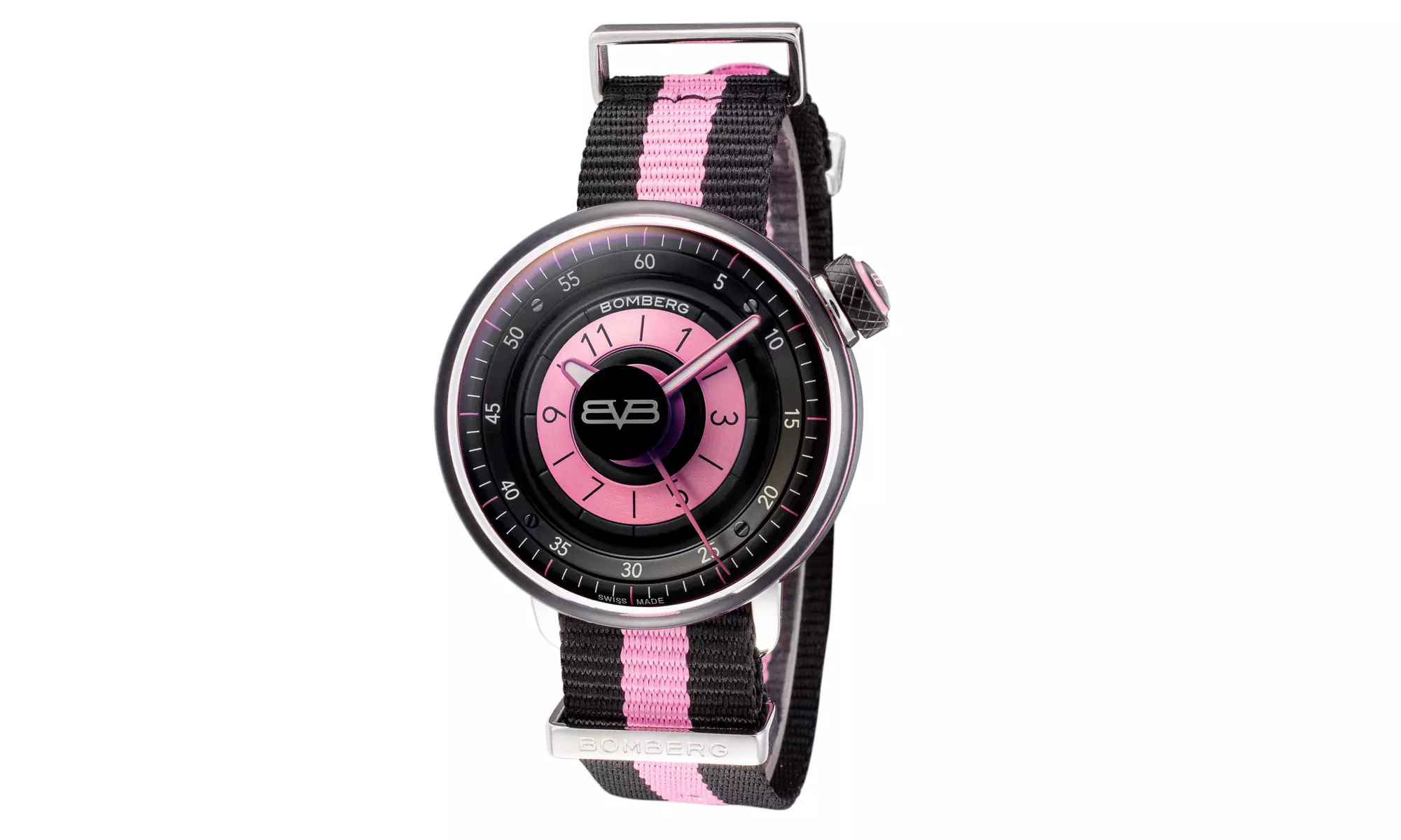 BombergWomen'sCT38H3PBA-05-2-9BB-0138mmBlackandPinkDialWatch - Primary Image