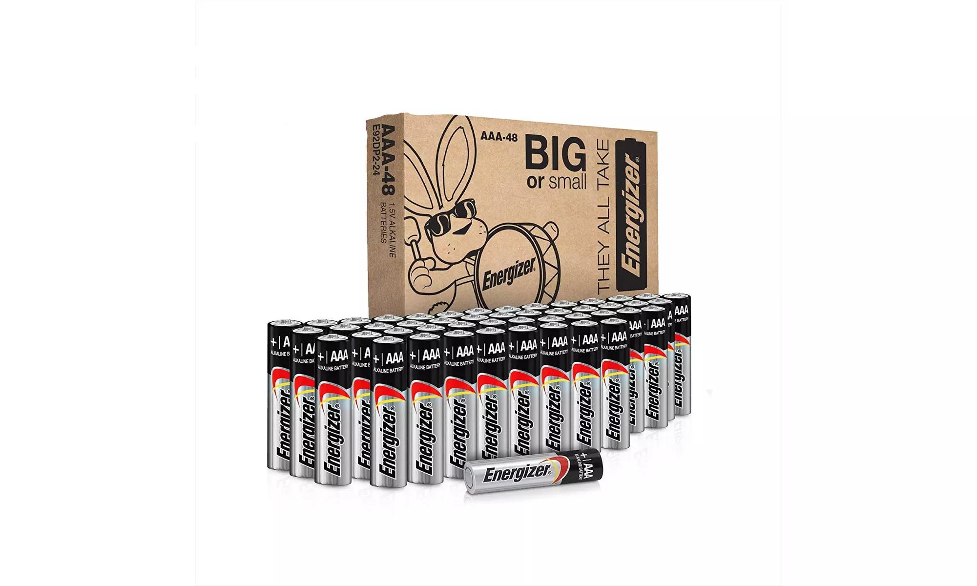 AAA Batteries, 48 count - Energizer MAX Premium Alkaline Double A Battery  - Primary Image