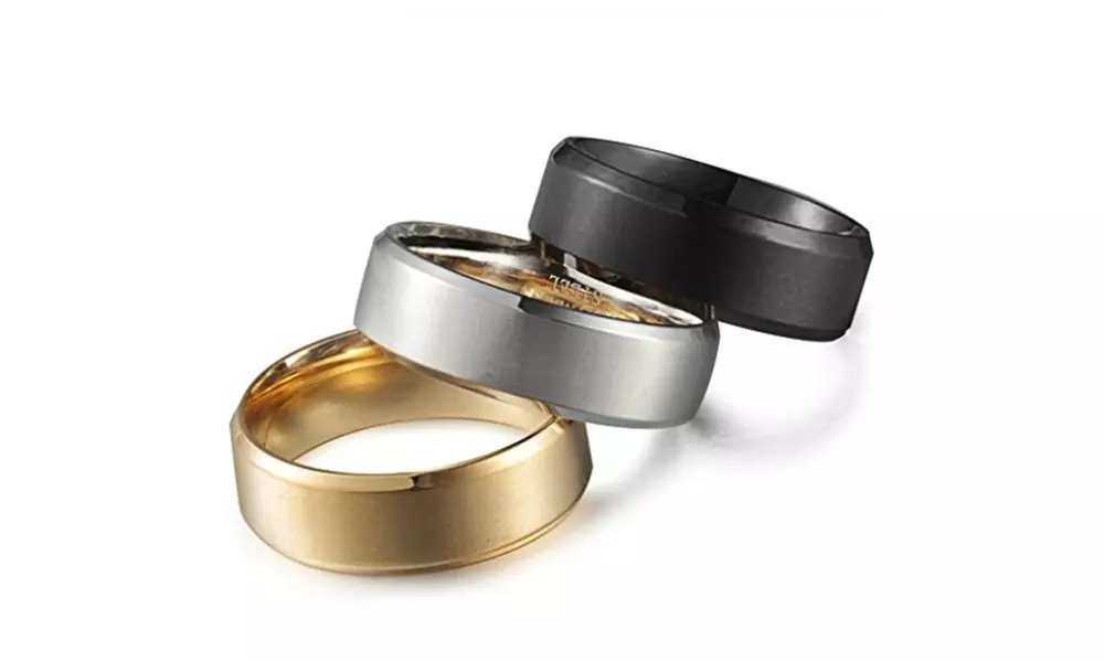 Three Pack 316L Stainless Steel Comfort Fit Band Set