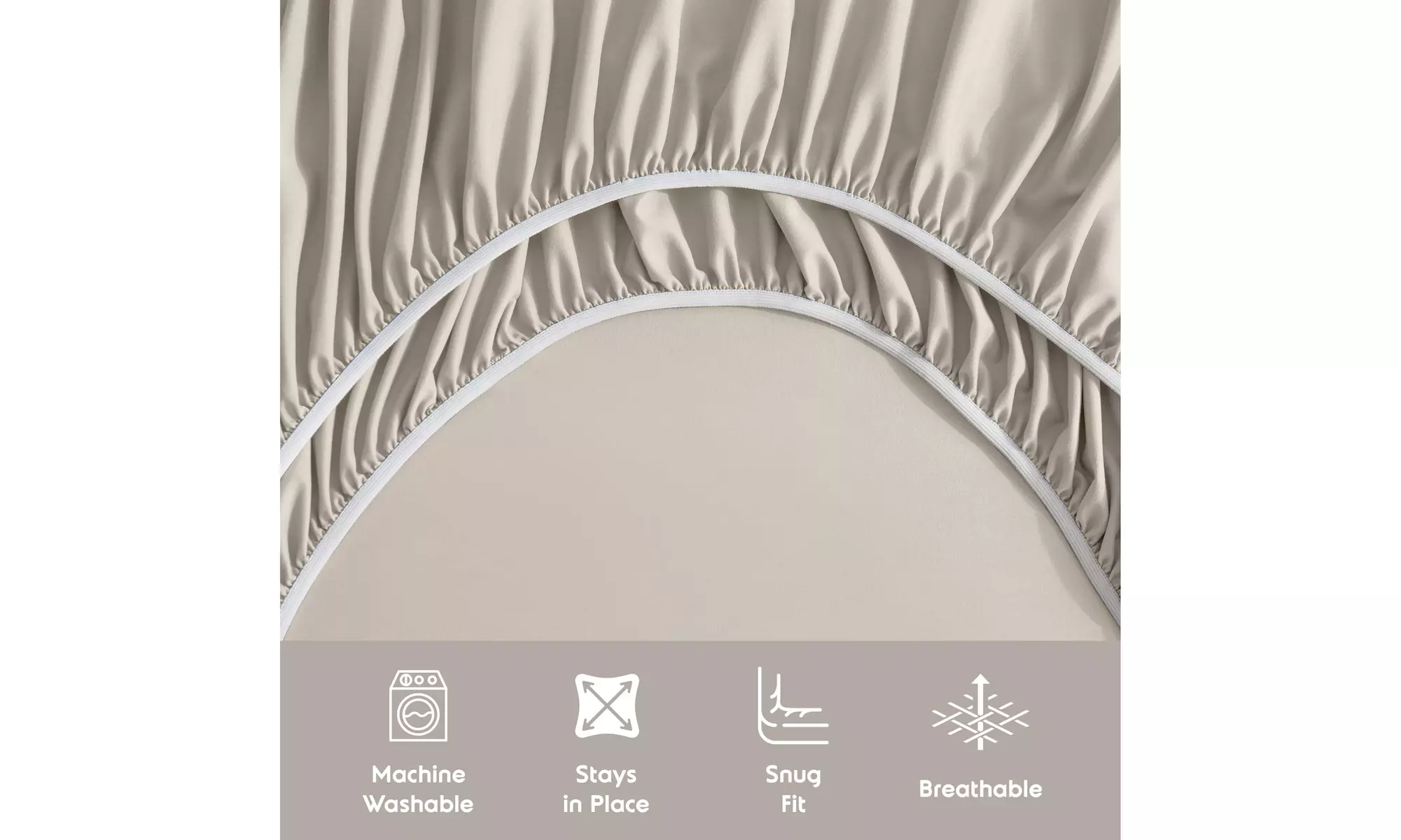 Nestl Split King Extra Soft Microfiber Deep Pocket Bed Sheet Set - 5 Piece