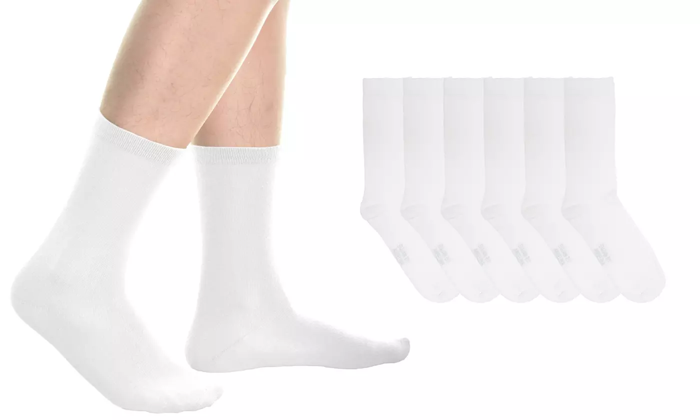 Men's Dress Socks in Solid Colors or Assorted Designs