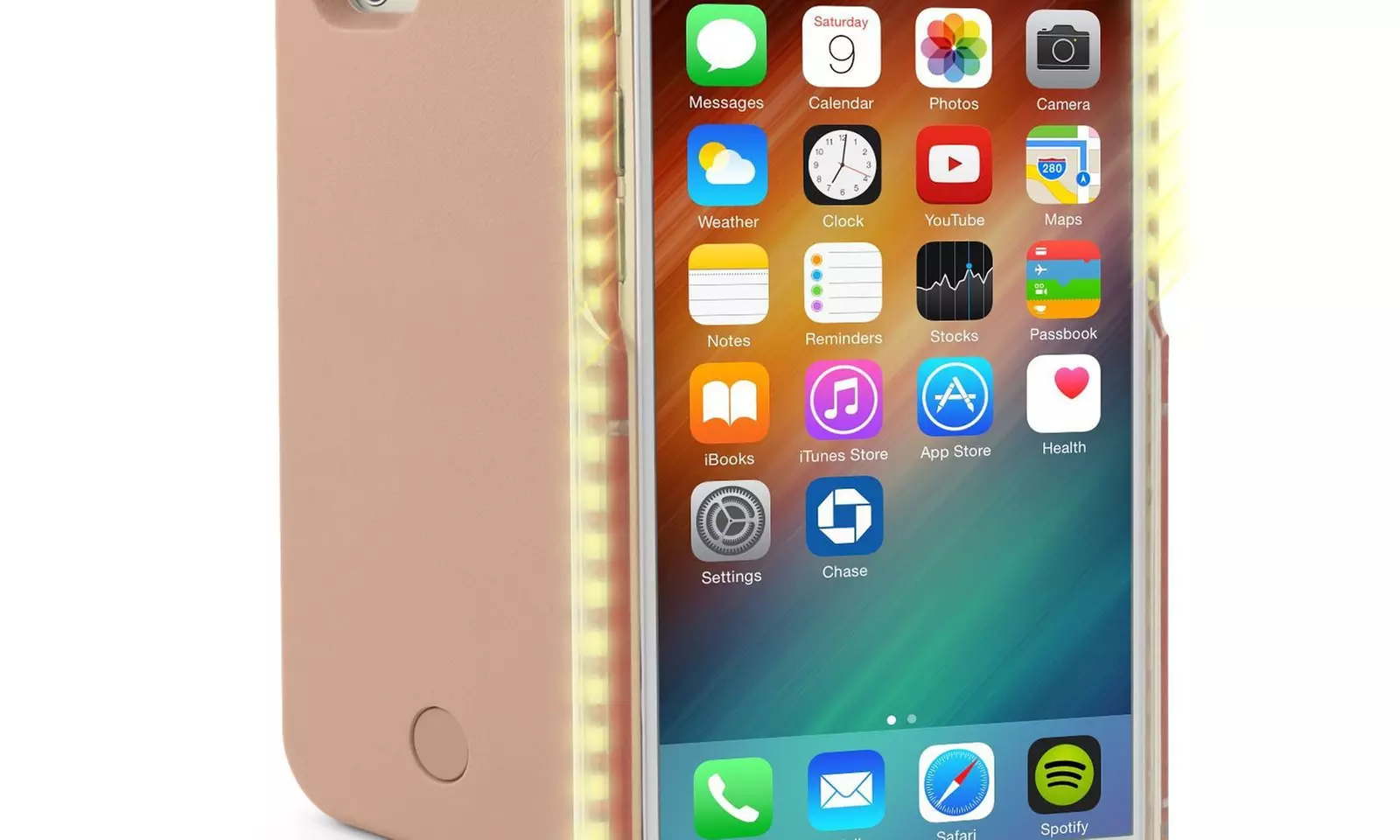 iPhone 7, 8, 8 Plus Pro LED Bright Illuminated Selfie Case Back cover - Second Medium