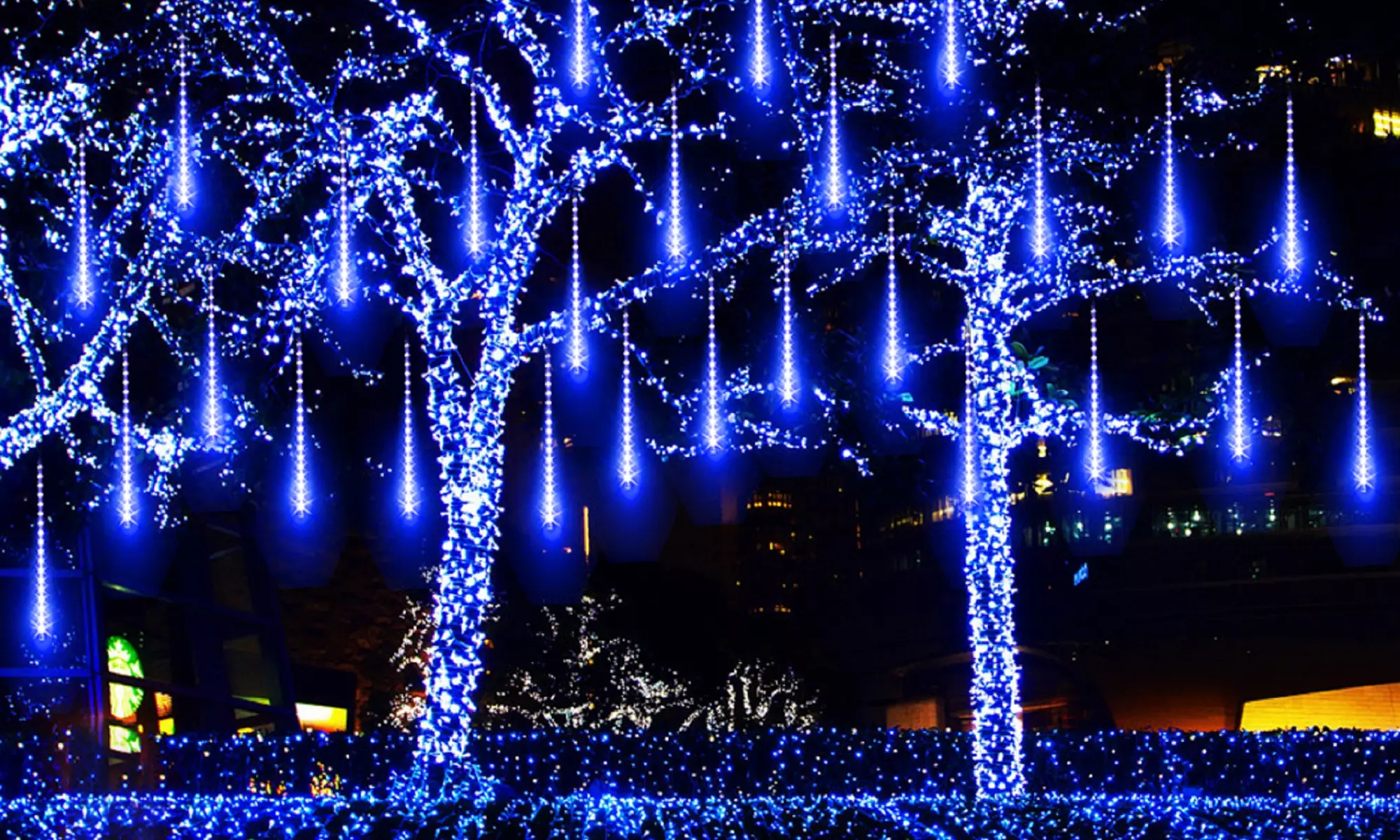 LED Outdoor Waterproof Christmas Lights Meteor Shower Tree Lights 