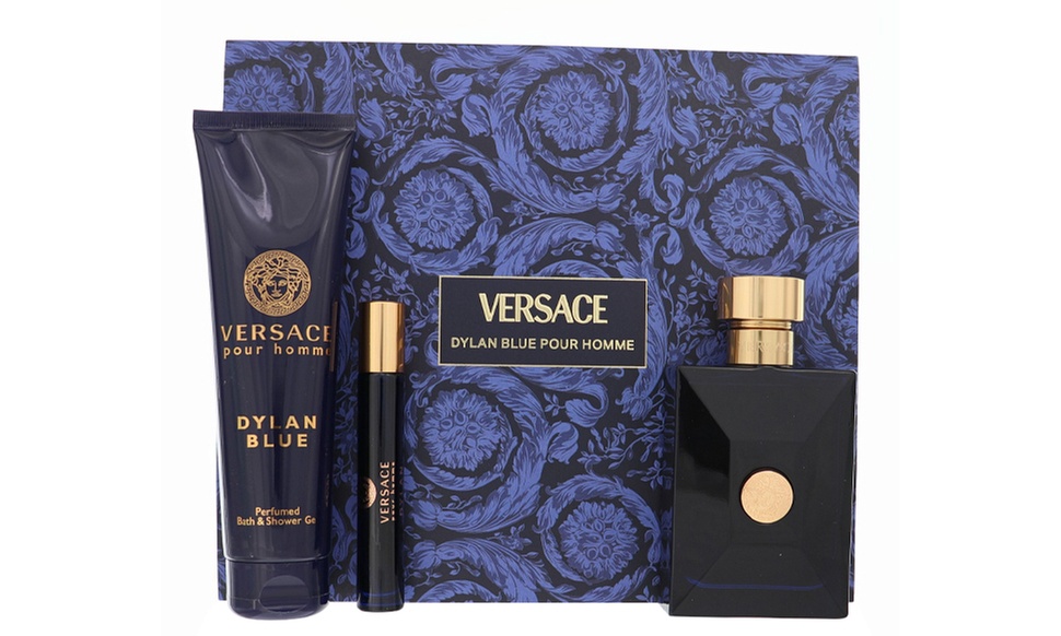 Versace Dylan Blue Eau de Toilette Three-Piece Gift Set for Men