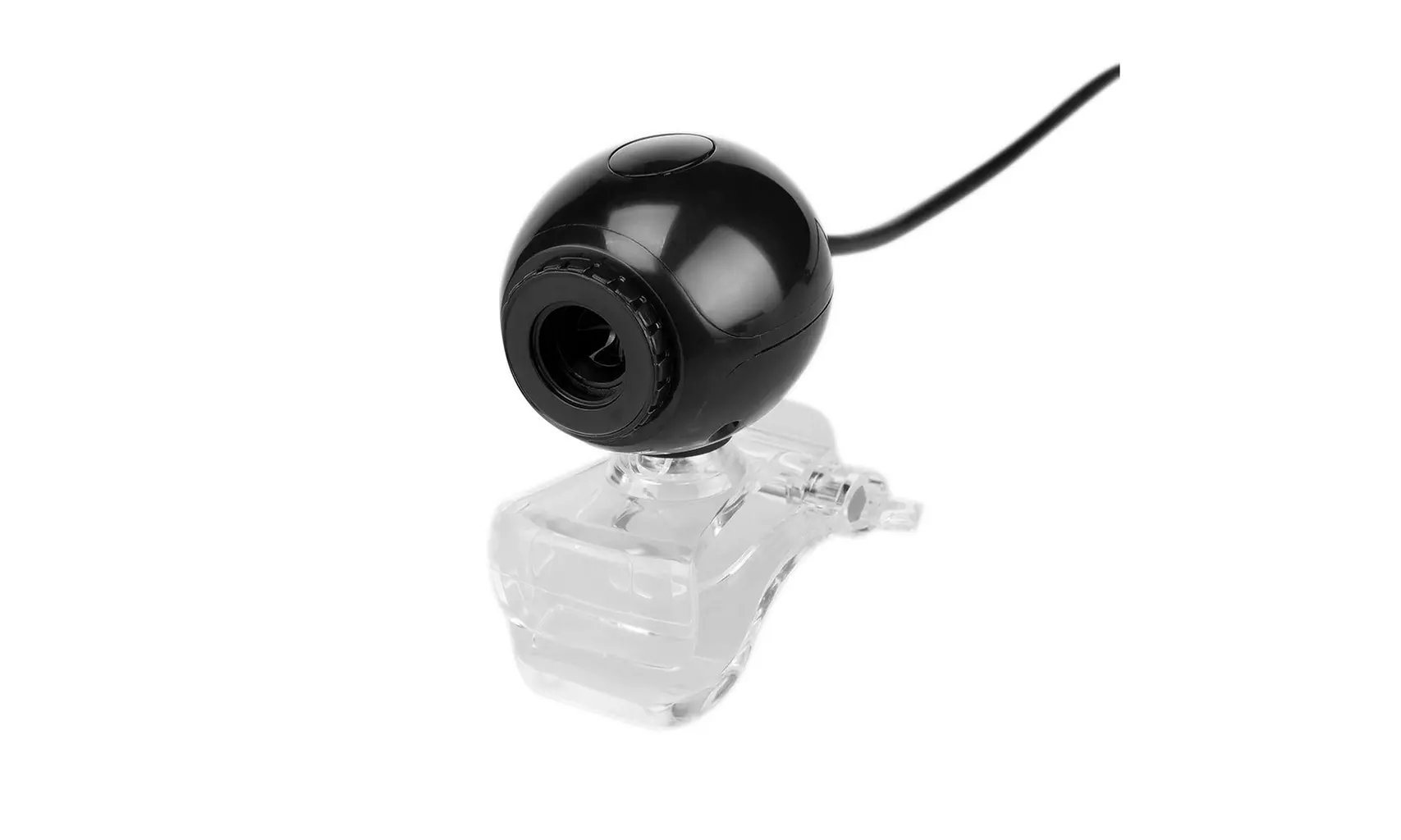 USB Webcam Camera with Mic Night Vision Web Cam For PC Laptop Class 360 Degree - Primary Image