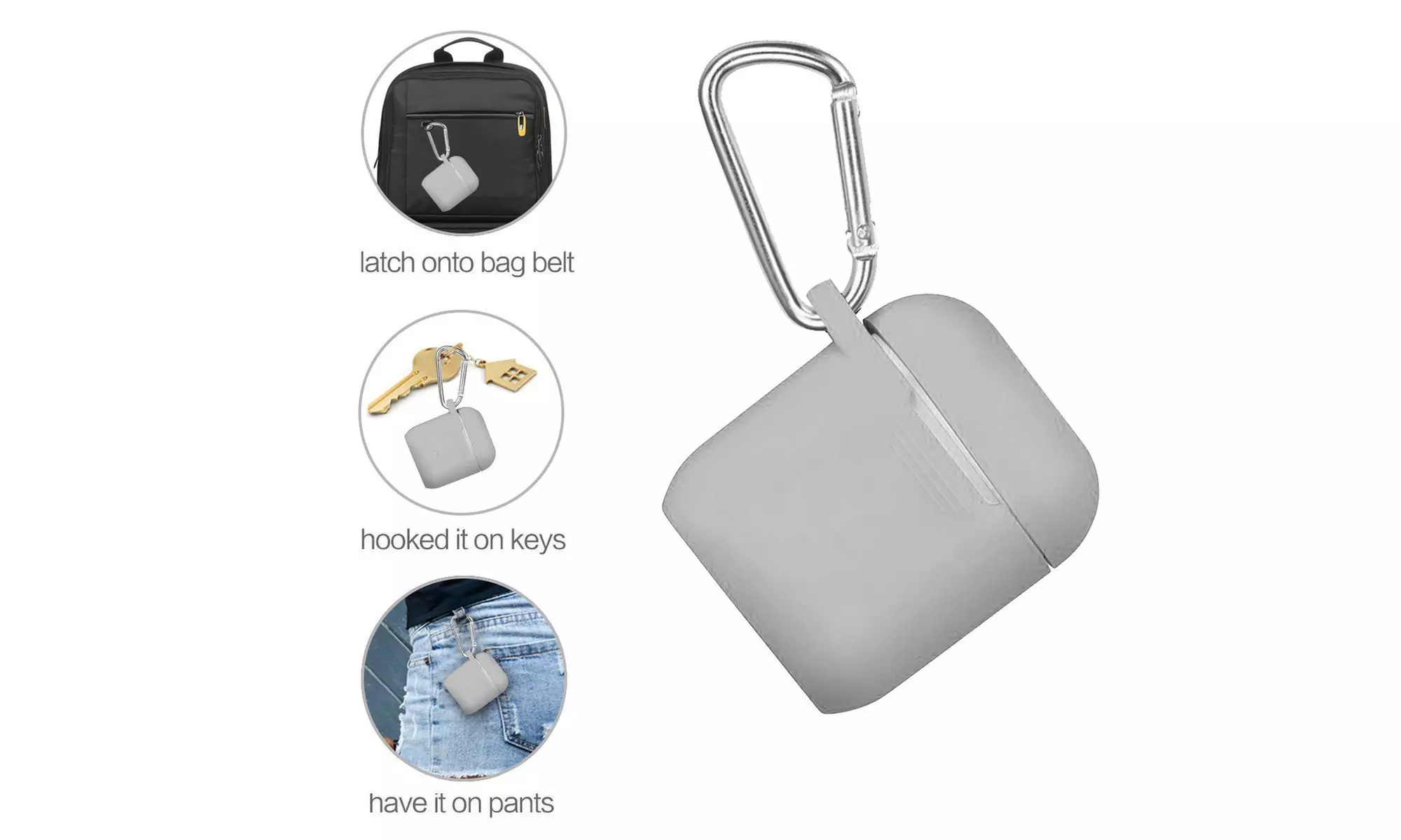 AirPods Silicone Case Cover Protective Skin for Apple Airpod Charging Case