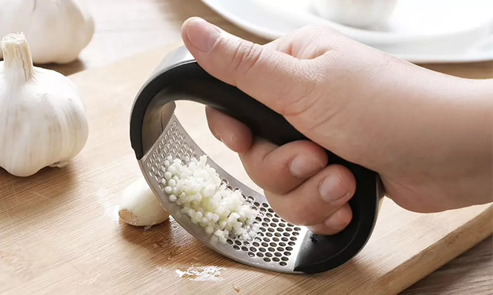 Stainless Steel Garlic Crusher - Primary Image