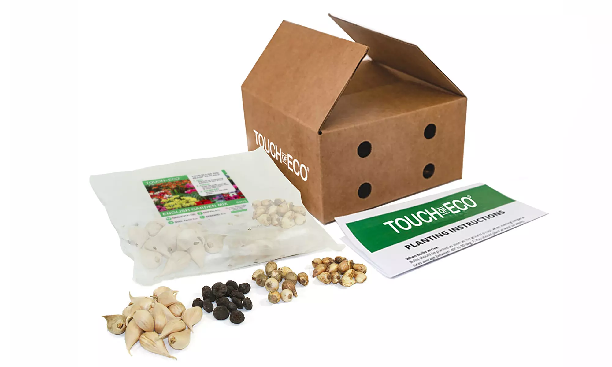 English Cottage Garden Flower Bulb Collection (100, 200, 400-with Planting Tool)