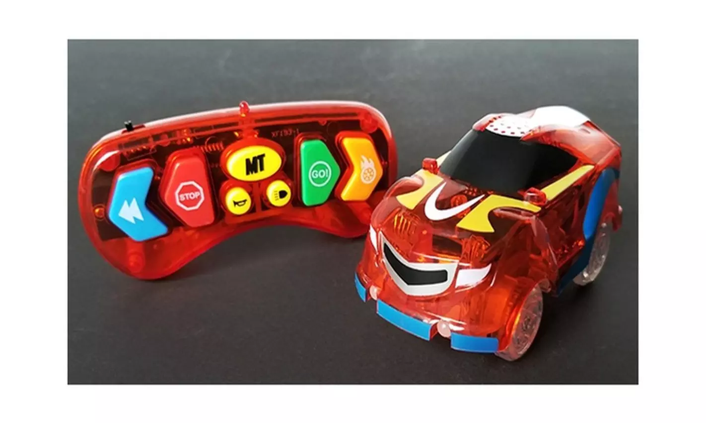 RC Light Up R/C Car & Remote,Police Car For Kids - Second Medium