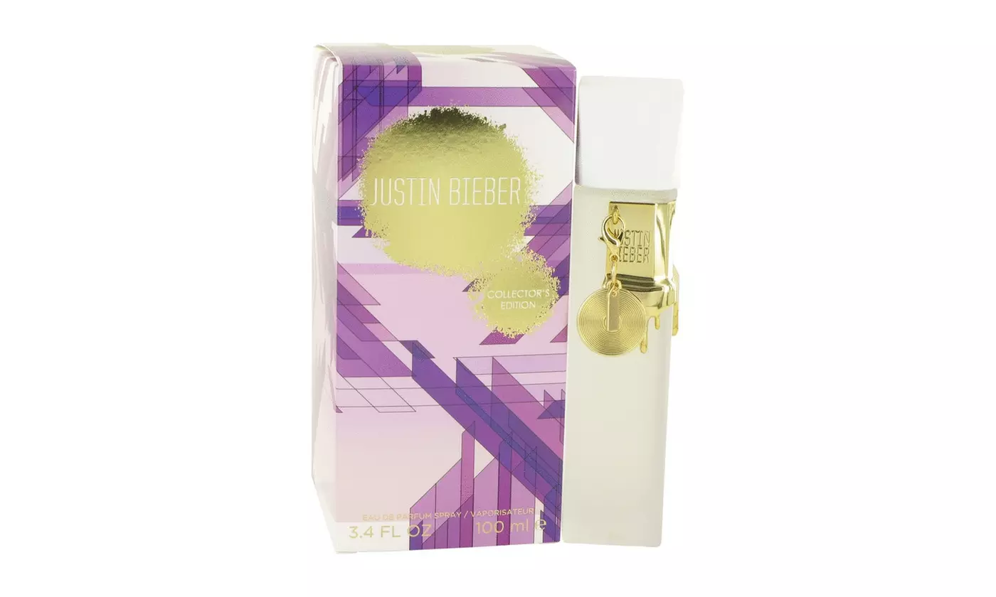 Justin Bieber Collector's Edition Women 3.4 oz Eau De Parfum Spray Authentic NEW - Primary Image