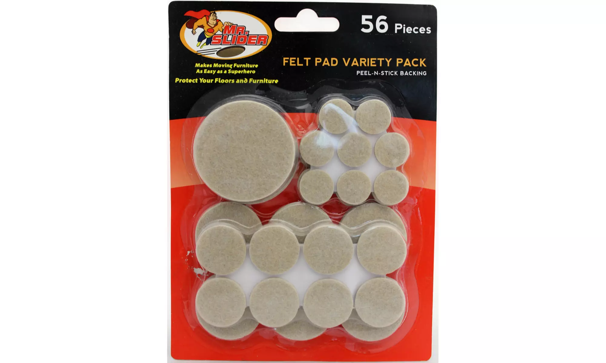 Mr. Slider Surface Protector Furniture Sliders (Assorted Sizes and Colors)