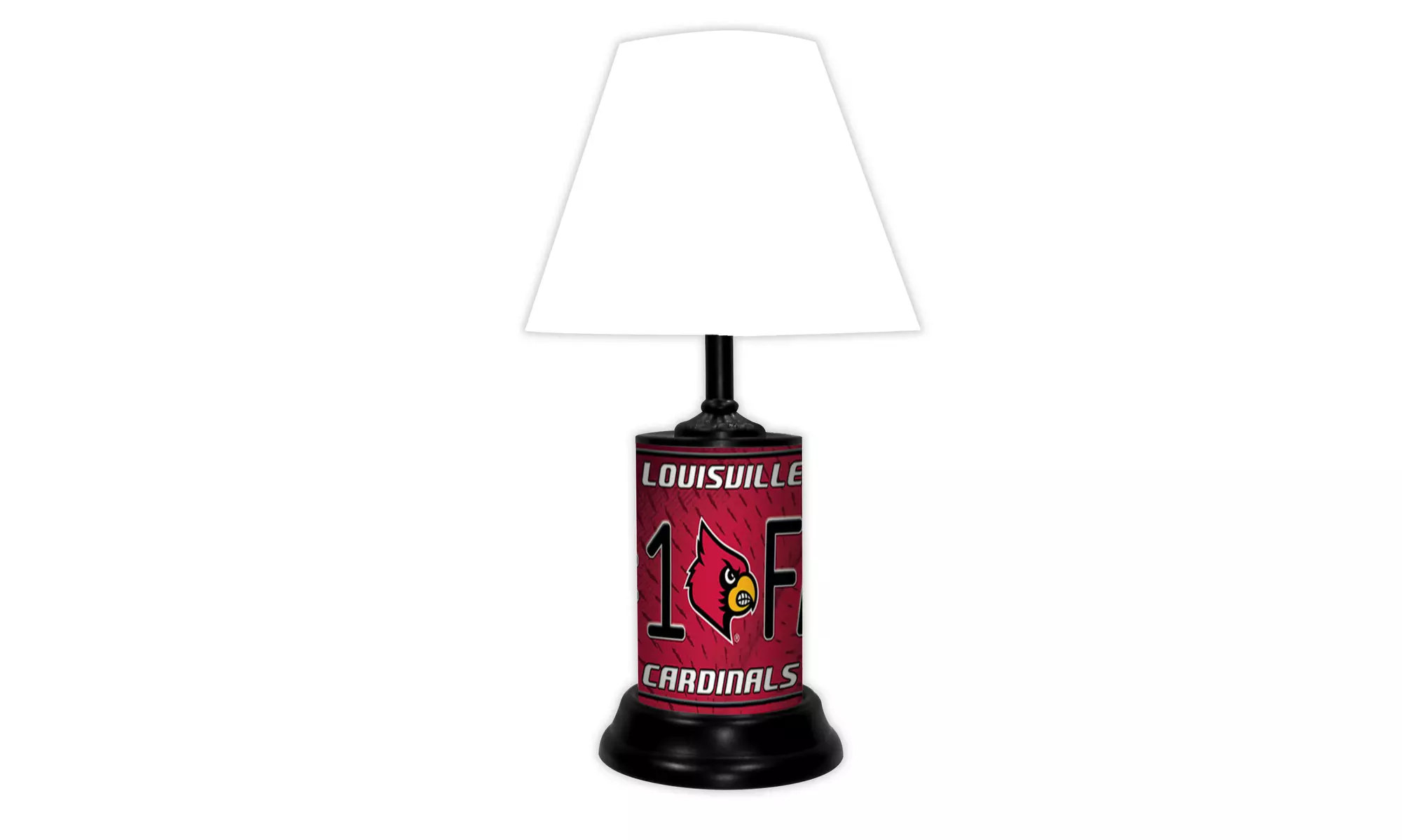 NCAA 18-inch Desk/Table Lamp with Shade, #1 Fan with Team Logo