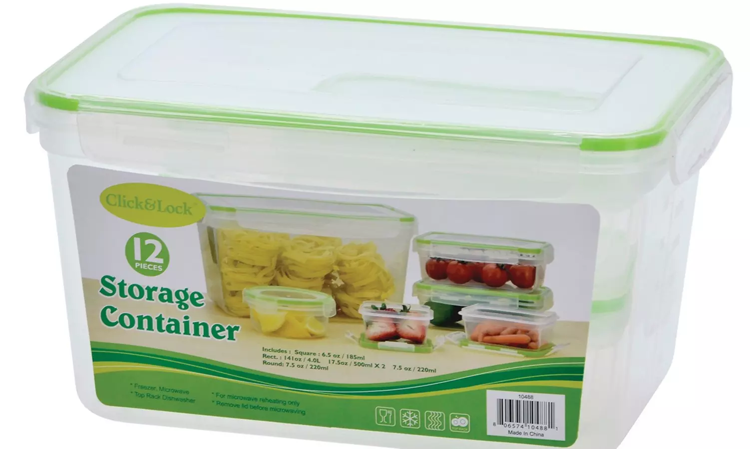 Click & Lock Storage Containers - Second Medium