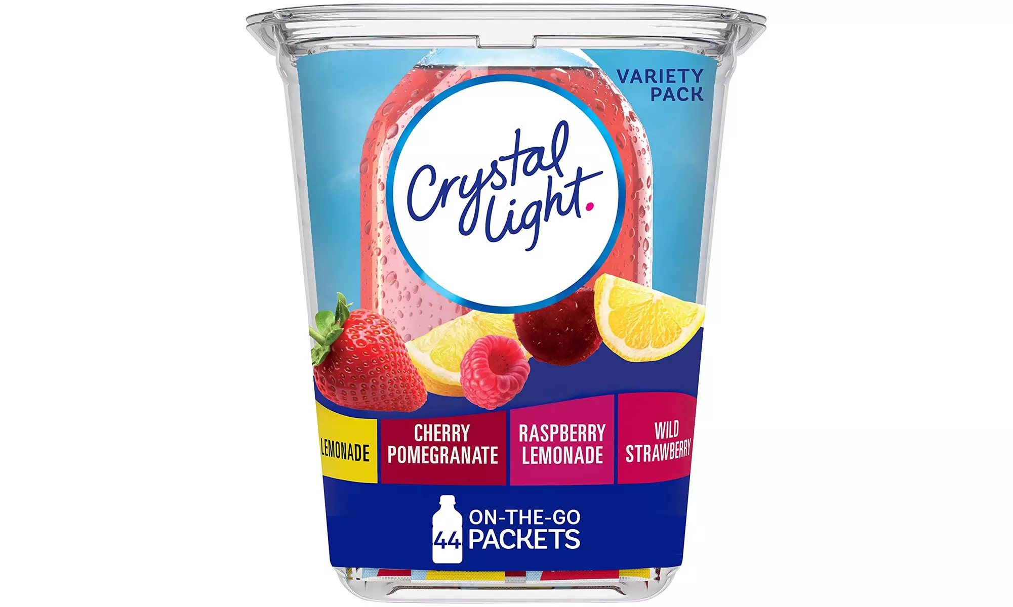 Crystal Light Sugar-Free Fruit Variety On-The-Go Powdered Drink Mix 44 Count - Primary Image