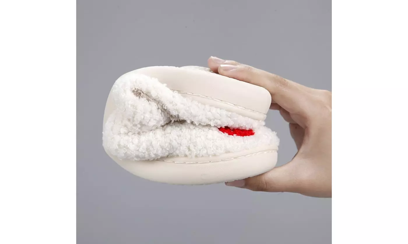 Strawberry Slippers Cute Comfy Bedroom Slippers Warm Soft Memory Foam Slippers 