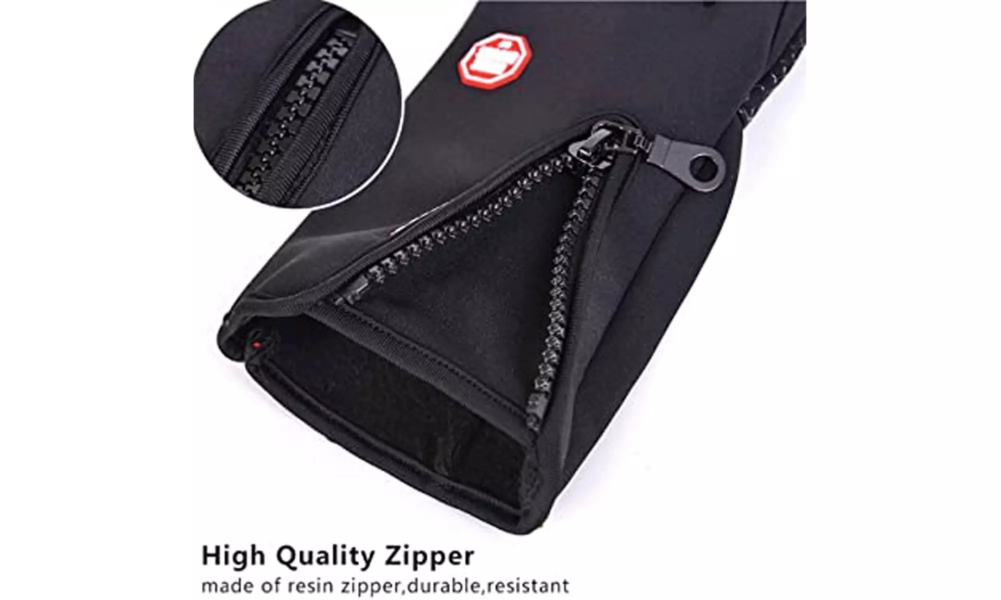 2 Pair Winter Touch Screen Warm Gloves Thermal Windproof and Waterproof Gloves