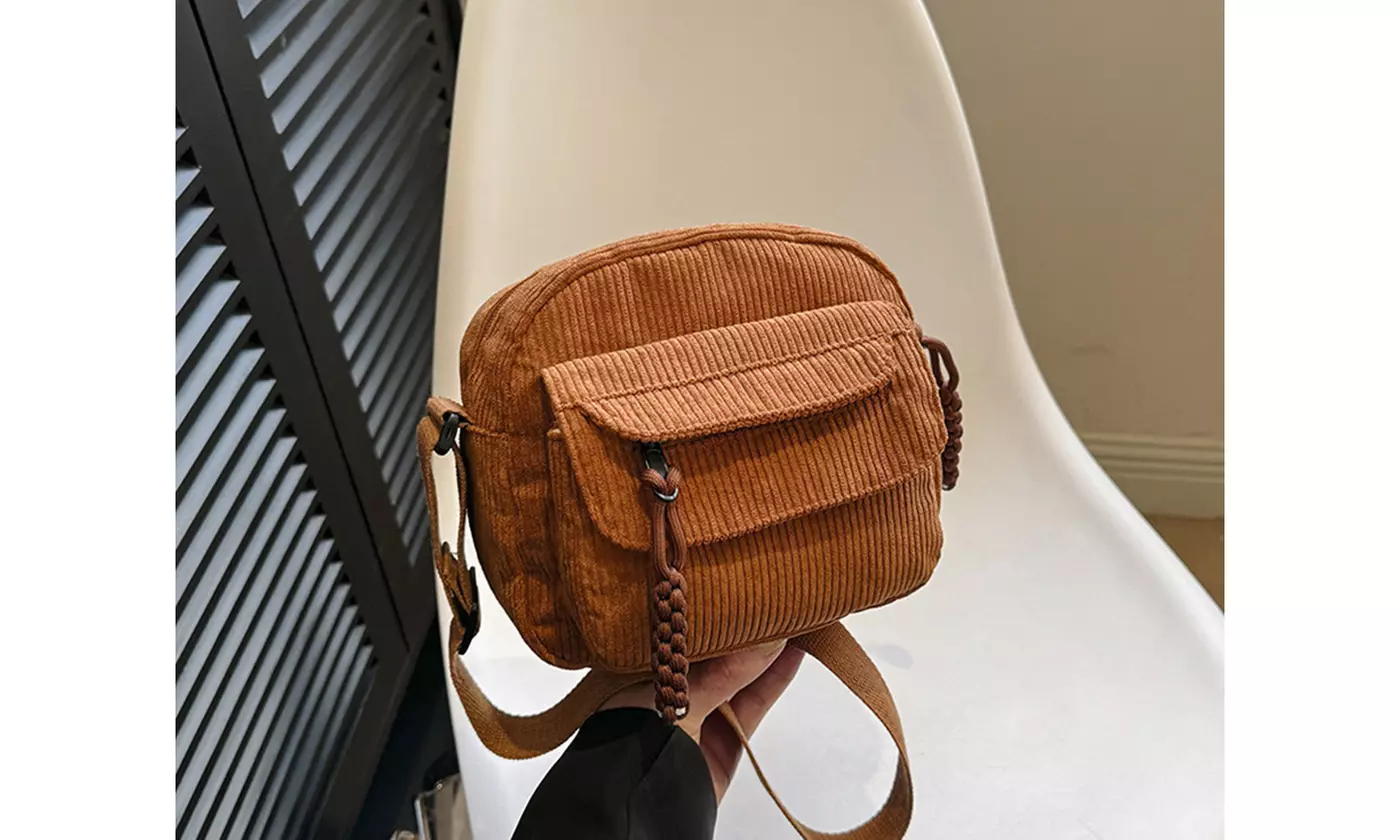 Corduroy Crossbody Purse - Multiple Options