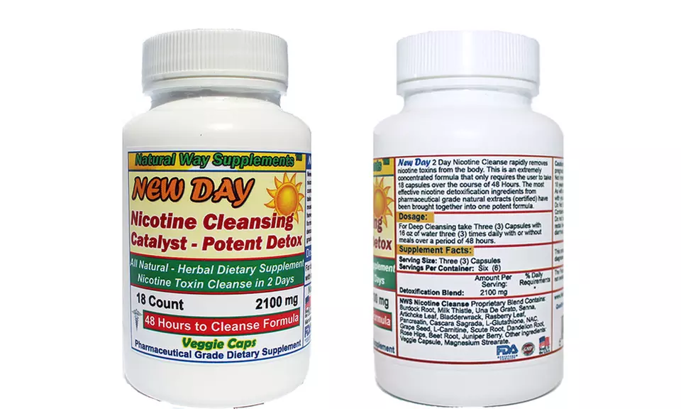 New Day - 2 Days to Cleanse Nicotine Toxins  - Primary Image