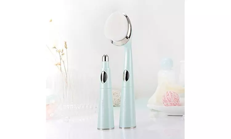 2IN1 Sonic Facial Cleanser with Anti-Ageing Wrinkle Eye Massager - Primary Image