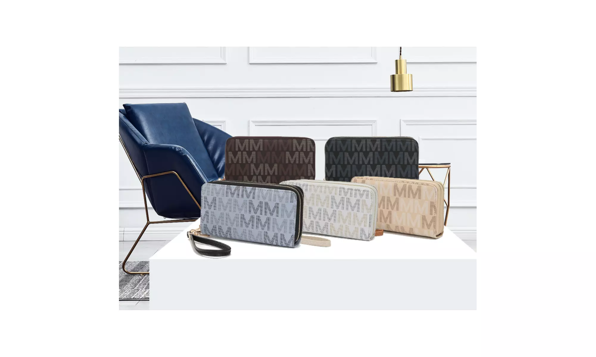 MKF Collection Hofstra M Signature Wallet Wristlet by Mia K - Primary Image