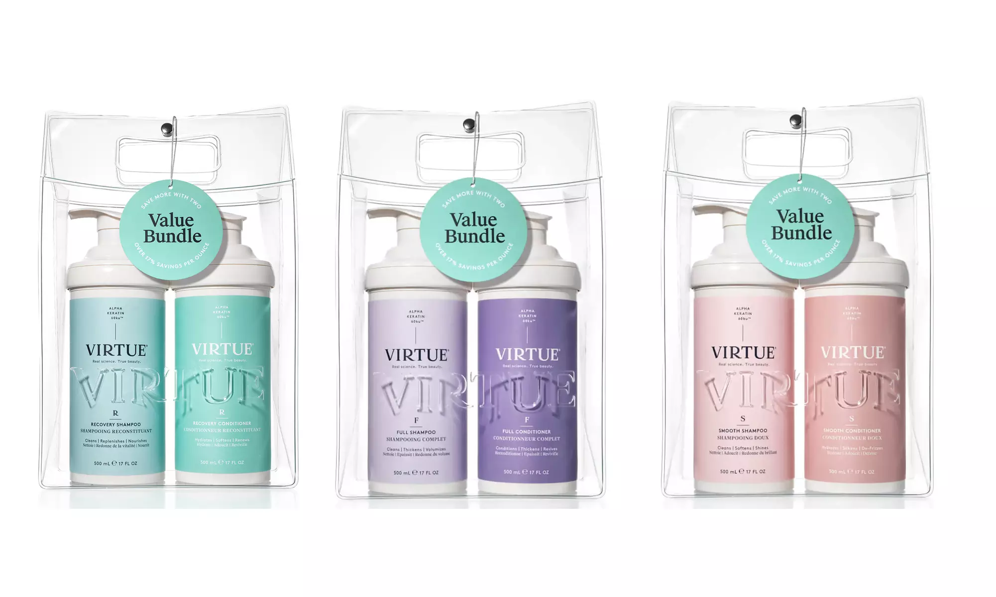 Virtue Shampoo & Conditioner Due Kit 17 Oz  - Primary Image