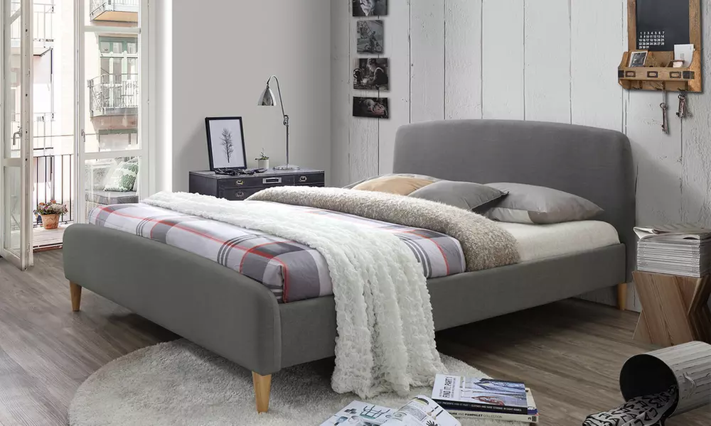 Mia Mid-century Modern Platform Bed - Primary Image