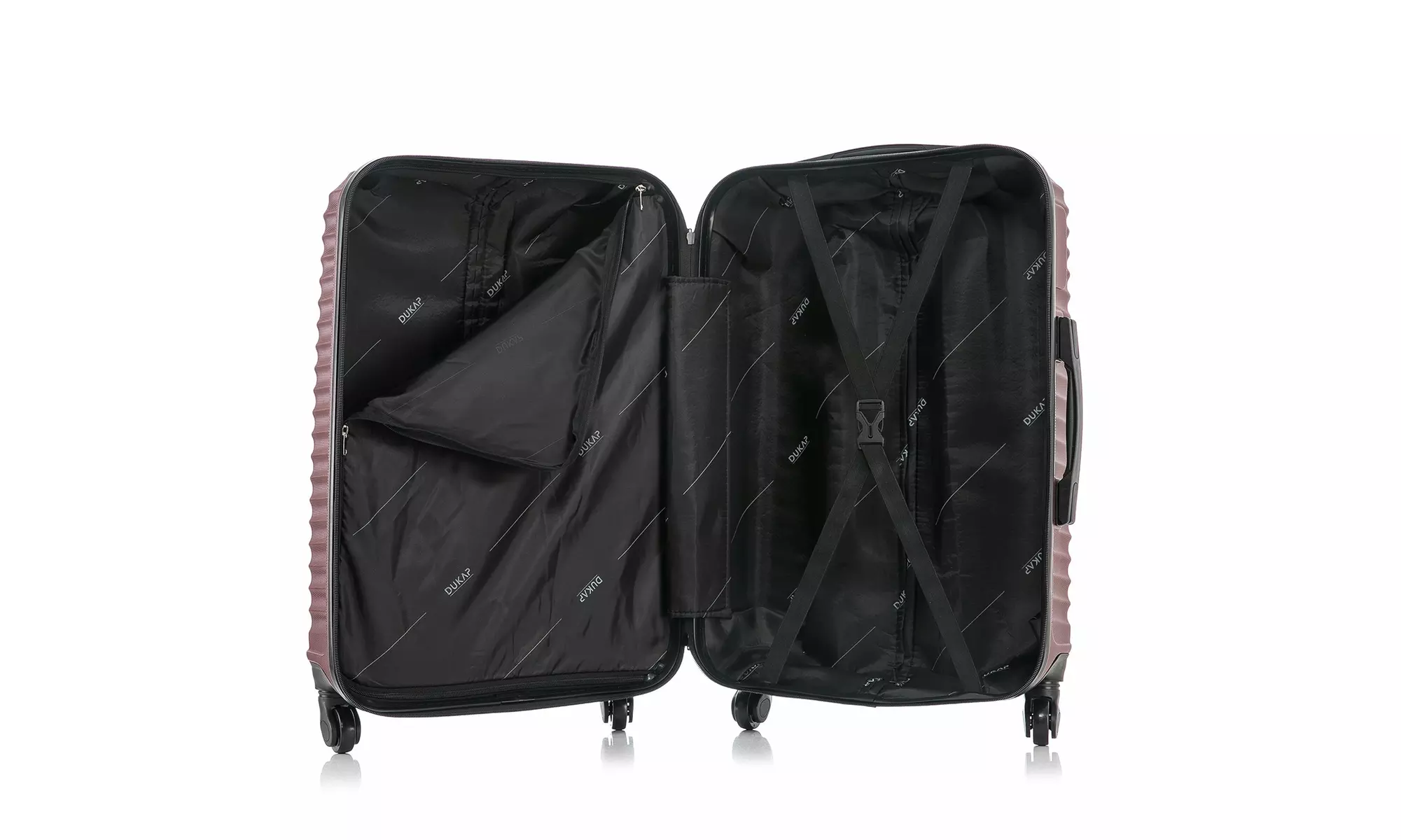 DUKAP Adly Lightweight Hardside Spinner 3 Piece Luggage Set 20"/24"/28"