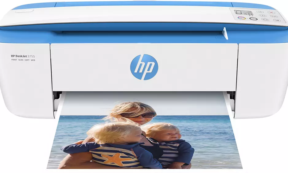 HP DeskJet 2635 Wireless All-in-One Printer NO INK - Refurbished - Primary Image