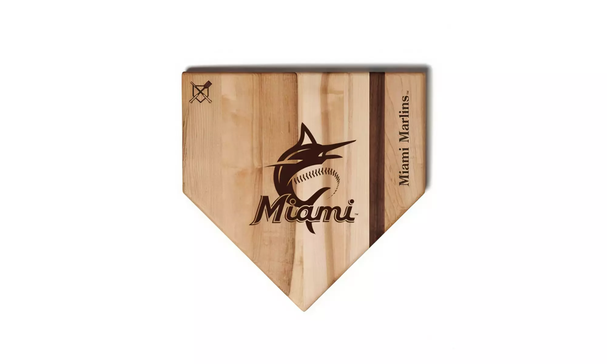 MLB 12-Inch or 17-inch Wooden Home Plate Cutting Board