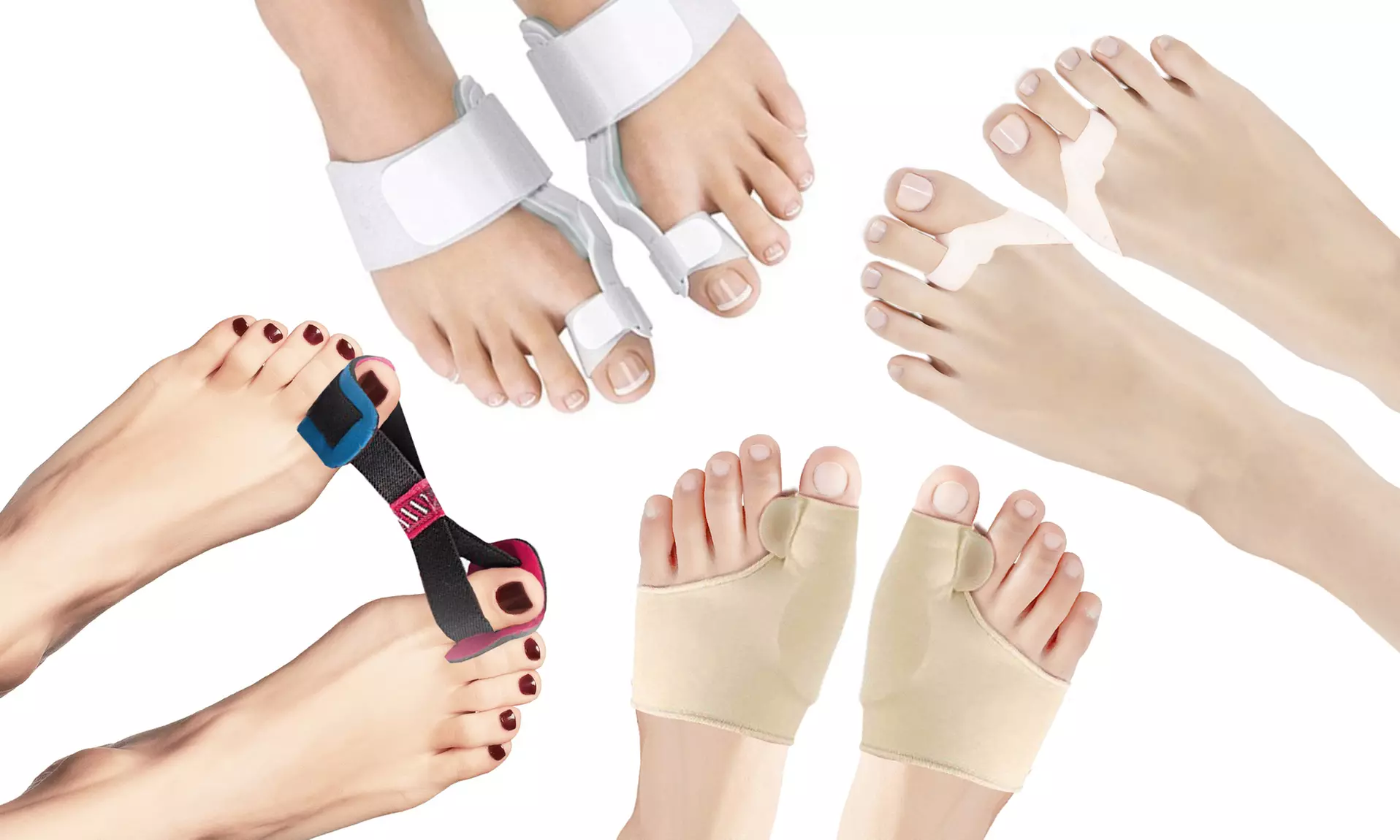 Complete Orthopedic Bunion Corrector & Relief Kit (8pc) - Primary Image