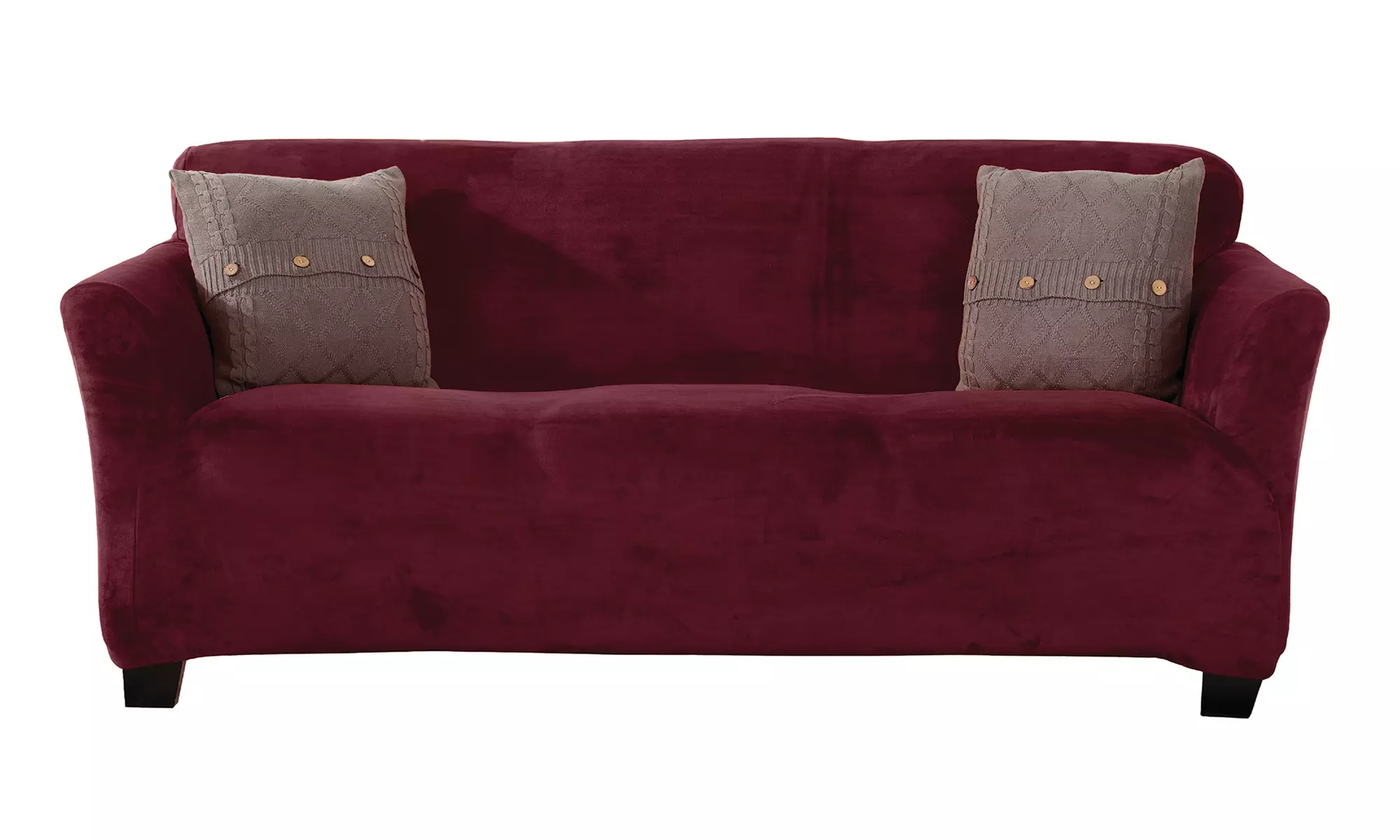 FreshFolds Plush Stretch Sofa Cover 