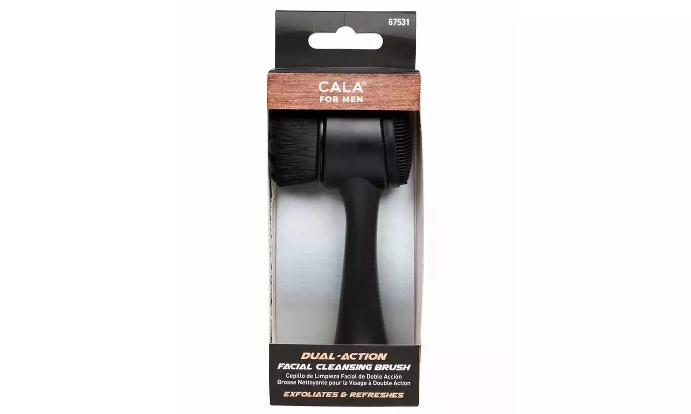 CALA Dual Action Facial Cleansing Brush Dead Skin Removal Exfoliator Deep Clean - Second Medium